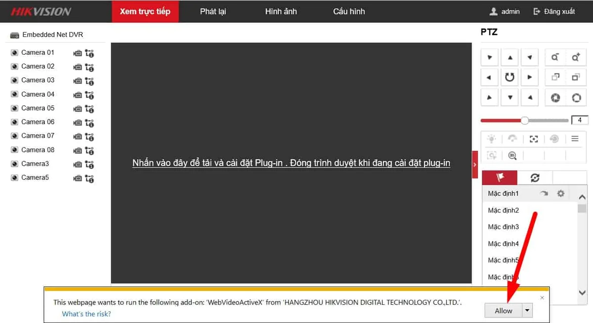 xem camera hikvision